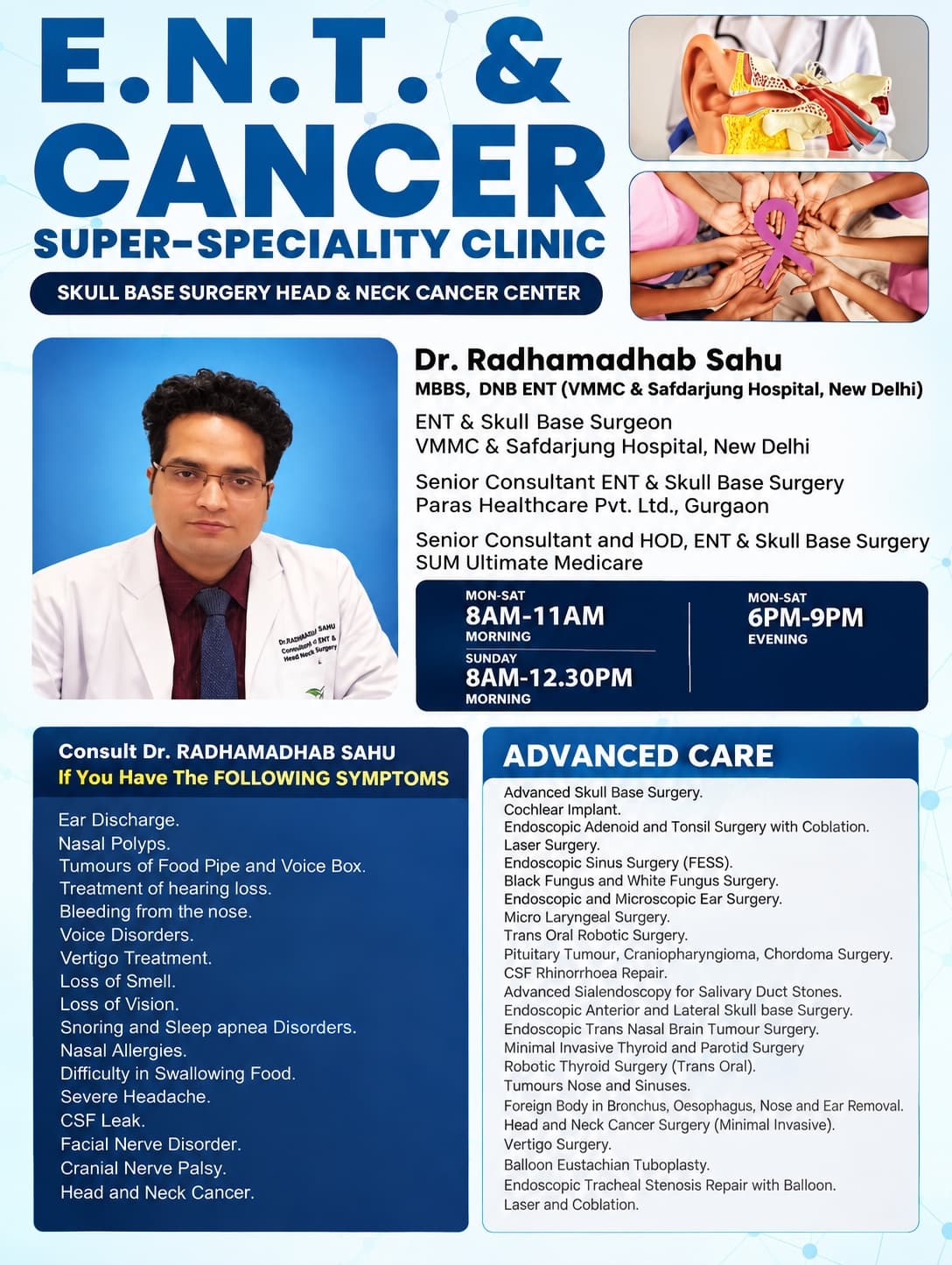 Small preview of official ENT & Cancer Clinic Care Poster